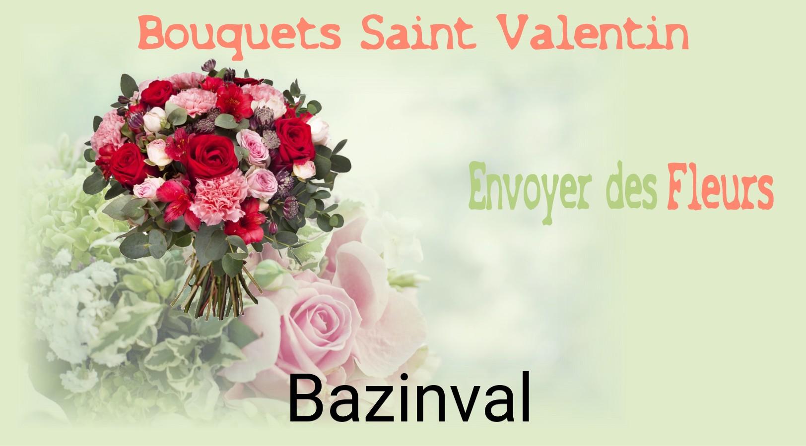 Roses de Saint-Valentin livrées à Bazinval